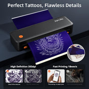 Janolia Wireless Portable Thermal Tattoo Printer Machine with 2.24