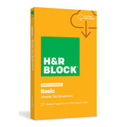 H&R Block 1033600-24 Basic Tax Software 2024, Step-by-Step Guidance
