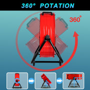 TMWINGS Industrial Fan, 24 Inch Heavy Duty Drum, 3 Speed, 8100 CFM Air Circulation, Aluminum Housing, Corded Electric