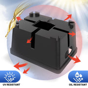 Aiqeek Trailer Jack Blocks 4-Pack, 25000 lbs Load Capacity, RV Stabilizer Blocks for Tongue Jack, Post, Foot, and 5th Wheel