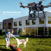 Bwine F7GB2 Pro Camera Drone with 4K UHD Camera, 3-Axis Gimbal, GPS Smart Flight Modes, 75-Minute Flight Time, Dark Gray