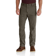 Carhartt Men's Relaxed Straight Rigby Double-Front Work Utility Pants with Rugged Flex Stretch, Tarmac, 32W x 34L, 102802-217