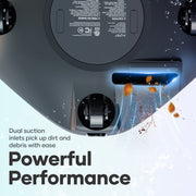 Aiper ZT2001W Scuba 800W Cordless Robotic Automatic Pool Cleaner for Above Ground Pools, White