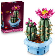 LEGO Botanicals Flowering Cactus Building Toy, Creative Crafting Kit with 482 Pieces, Multicolor, 11509
