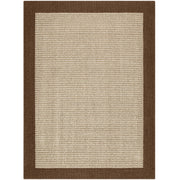 Mainstays MS11-011-001-04 Faux Sisal Indoor Living Room Area Rug, Brown, 5'x7'