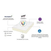 Mainstays MS8913958-04 Waterproof Mattress Pad King White