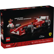 LEGO Icons Ferrari F2004 Michael Schumacher Building Set, 735 Pieces, Working Steering, Detailed V10 Engine, Collector's Display Stand, 6588524