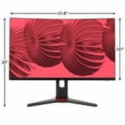 Onn 24in FHD Gaming Monitor, 1920 x 1080p, 240Hz Refresh Rate, 1ms Response Time, Black, HDMI and DisplayPort Cables Included, 100027813