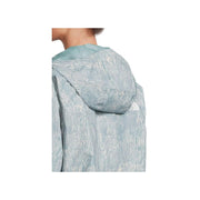The North Face Antora Rain Jacket, Waterproof Breathable DRYVENT 2L, Blue Eclipse Regenerative Ink Print, Large, NF0A8ENUE6I