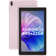 CUPEISI Android 12 Tablet, 7 in., 4GB RAM 32GB ROM, WiFi, Kids Tablets, Pink - Strong Performance