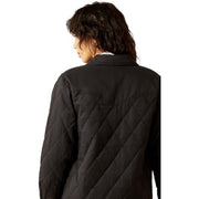 Ariat Women Grizzly Quilted Barn Jacket, Wind- and Water-Resistant, 60g Insulation, Black, XL