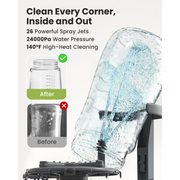 Grownsy EaseClean Bottle Washer Pro | All-in-One Bottle Washer and Sterilizer and Dryer | Baby Bottle Washer for Bottles, Pump Parts & Baby Essentials | Replaces Hand Washing