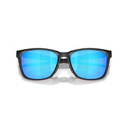 Oakley Paracord Square Frame Nylon Sunglasses with Prizm Sapphire Lenses, Matte Black, Size 57, OO9506D
