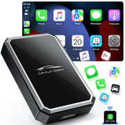 TOGUARD RC2867 HDMI Input Car TV and Wireless CarPlay Adapter 2-in-1 Dongle, Convert Wired to Wireless CarPlay, Bluetooth 5.0, Supports HDMI Devices, Plug and Play for Factory Car Stereo 2016+, RC2867
