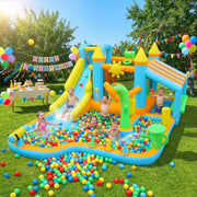 Ktaxon IBH1GB 9-in-1 Inflatable Water Slide Bounce House with Blower, 189