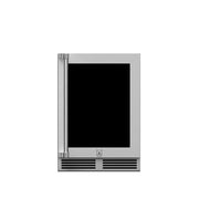 Hestan GRWGR24 24 Inch Wide Right Hinge 5 Cu. Ft. Compact Refrigerator with Wine Storage and Glass Door, 24