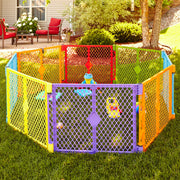 North States Industries 8768 Superyard Colorplay 8 Panel Playard