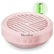 MelodySusie Cordless Nail Dust Collector Rechargeable Vacuum Fan with Reusable Filter Pink SPRO