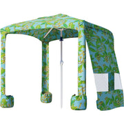 Ammsun 6.2'x6.2' Beach Cabana Tent with Side Wall UPF 50+ Canopy Shade, Dazzling Banana