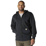 Carhartt Men's Paxton Heavyweight Hooded Full-Zip Sweatshirt, Black, Large Tall, 100614-001