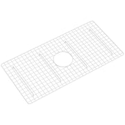 Rohl Wire Sink Grid, Stainless Steel, White Finish, Fits Shaws MS3318 Kitchen Sink, Modern Style