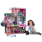 KidKraft 65922 Brooklyn's Loft Dollhouse with 25 accessories included