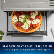 Oster 10 Function Air Fryer Oven Toaster Countertop Oven, 25L Capacity, Stainless Steel, 2210052