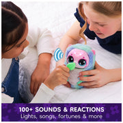 Spin Master Hatchimals Bloomables Kittyfly Interactive Plush Toy with Double Transformation, Over 100 Sounds and Reactions, Multicolored, 6072450