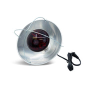 The Culinary Coop Chick Starter Kit, 8in Plastic Ground Feeder, 1.5lb Feeder, 1.5L Waterer, 10in Brooder Light with 250W Red Heat Bulb