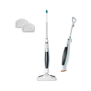 Kenmore SM2060 S200 Series Steam Mop, Lightweight, Quick-Heating, 2 Modes, Includes Scrub Brush and 2 Washable Microfiber Pads, White