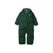 Columbia Snuggly Bunny II Infant Bunting, Water-Resistant, 450 Fill Power Down Insulation, Microfleece Lined, Fold-Over Cuffs, Rain Forest, 3-6 Months, 208879