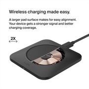 Belkin BoostCharge Pro Universal Easy Align Wireless Charging Pad, 15W Black