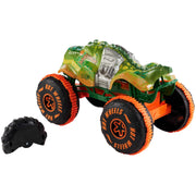 Mattel Hot Wheels Monster Trucks RC Rageasaur Remote-Control Toy Truck, 1:15 Scale, Multicolor, JBH03