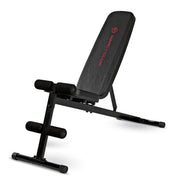 Marcy MKB-211 Adjusable Utility Weight Bench w/ Foam Rollers, Black
