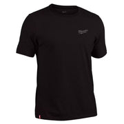 Milwaukee 603B-S Men's Small Black Cotton/Polyester Short-Sleeve Hybrid Work T-Shirt