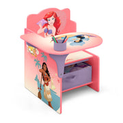 Disney Princess Chair Desk with Storage Bin - Ideal for Arts & Crafts  Snack Time  Homeschooling  Homework & More by Delta Children