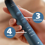 Philips Hx9911/92 Sonicare DiamondClean 9000 Special Edition Electric Toothbrush, Blue Black, Pressure Sensor, 4 Modes, 3 Intensities