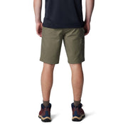 Columbia Men's Flex Roc Shorts, Utility Stretch Cotton Blend, UPF 50 Sun Protection, Multi-Pocket Design, Stone Green, 35W x 8L, 179479