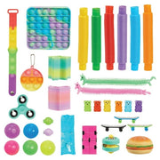 Just Play Fidgetz Deluxe Fidget Anxiety and Stress Relief Toys With Container