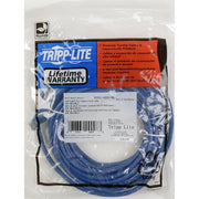 Tripp Lite Cat6 Gigabit Snagless Molded Ethernet Cable, Blue, 15 ft, N201-015-BL