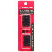 Simmons Savage 110 Matte Black Aluminum Riflescope Base Pair for AccuTrigger and Stevens 201 SM48488PDQ