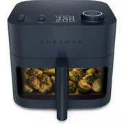 Chefman Crispinator 8-Quart 7-in-1 Air Fryer with Powerful Whisper-Quiet DC Motor, 450F Max Temperature, Concrete