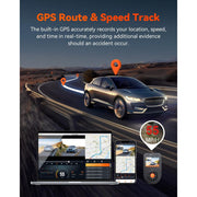 Vantrue S1 PRO Dual Dash Cam, 2.7K Front and Rear Recording, STARVIS 2 HDR Night Vision, 1440P 60FPS, GPS, Voice Control, 24/7 Parking Mode, Supports 512GB Storage