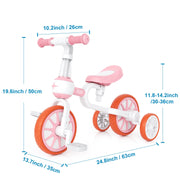 XJD BP206 3 in 1 Trikes for Toddler Tricycles Baby Bike, Pink
