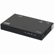 C2G HDMI HDBaseT Extender Over Cat6a Cable, 4K 60Hz, Bi-Directional Power Over Cable, Black, C2G30010