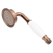 Signature Hardware FH 568-ORB-U Cooper Hand Shower with Porcelain Handle - Oil Rubbed Bronze