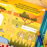 Silver Dolphin Books Water World Color Magic Paint-With-Water Board Book with Chunky Brush and Reusable Pages