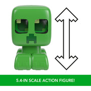 Mattel Minecraft My Pet Creeper Interactive Toy, 5.5-Inch Button-Activated Figure with Lights, Sounds, Exploding Action, Multicolor