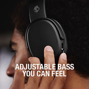 Skullcandy S6CRW-K591 Crusher Wireless Over-Ear Headphone with Mic, Black