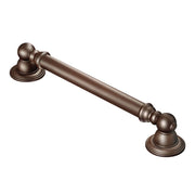 Moen YG5412ORB Kingsley 12 in. x 1-1/4 in. Concealed-Screw Grab Bar in Oil-Rubbed Bronze